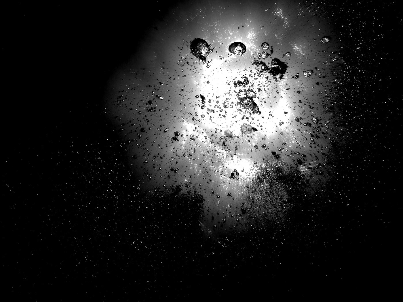 Всплывающие пузыри обои