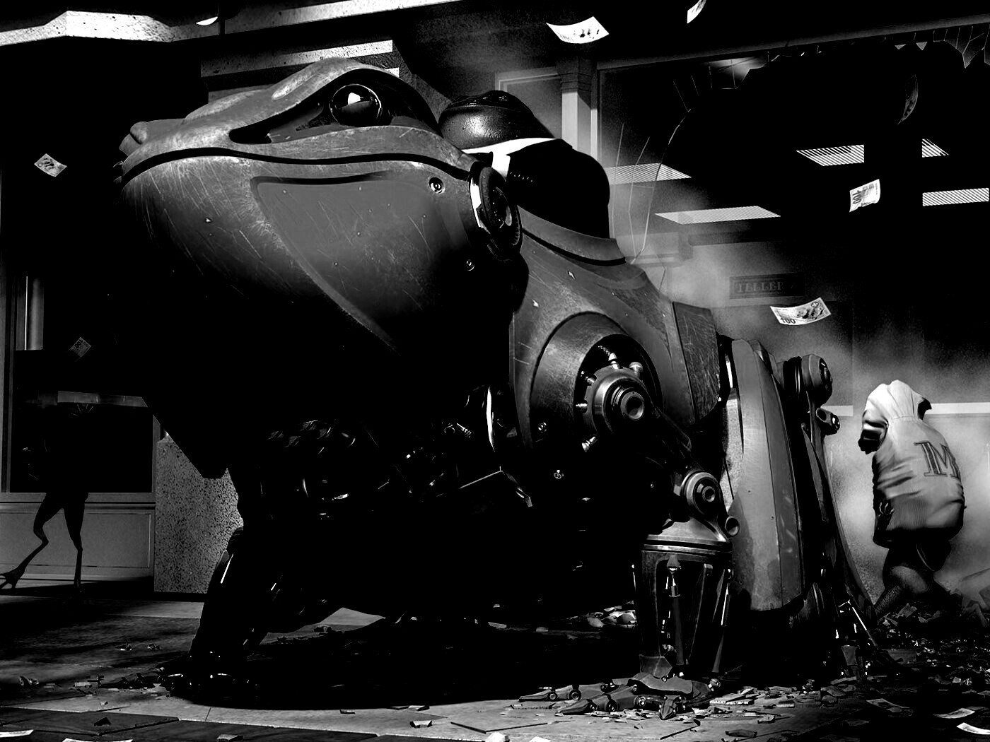 Боевой робот-жаба обои