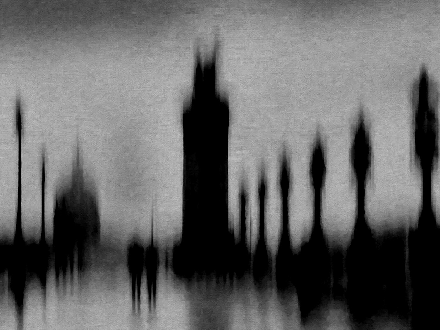 Размытый вид с моста обои