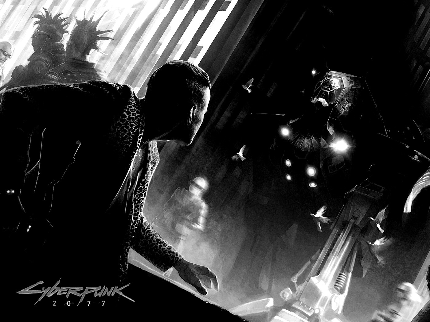 Арт из Киберпанк 2077 обои