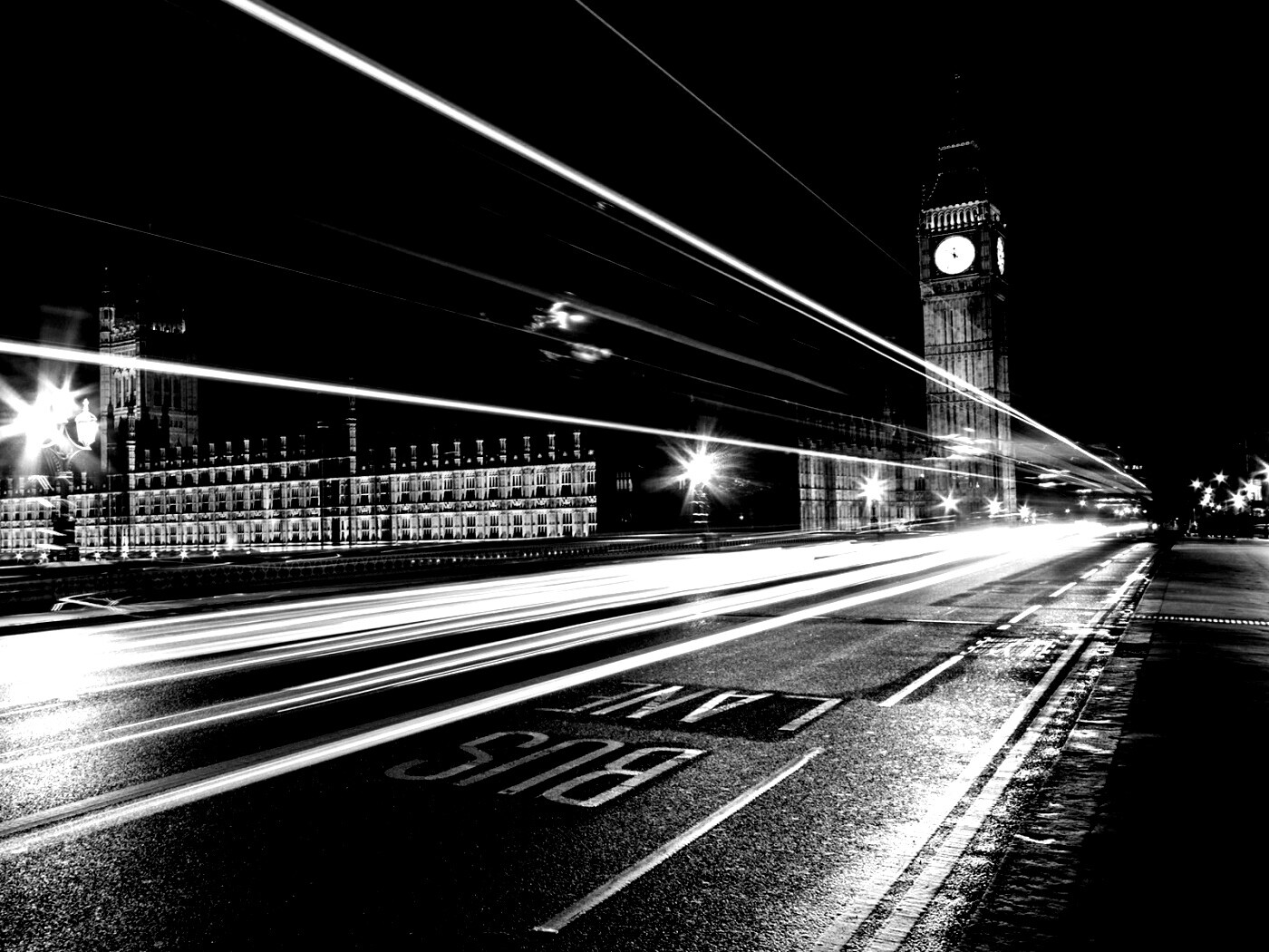 Ночной лондон обои