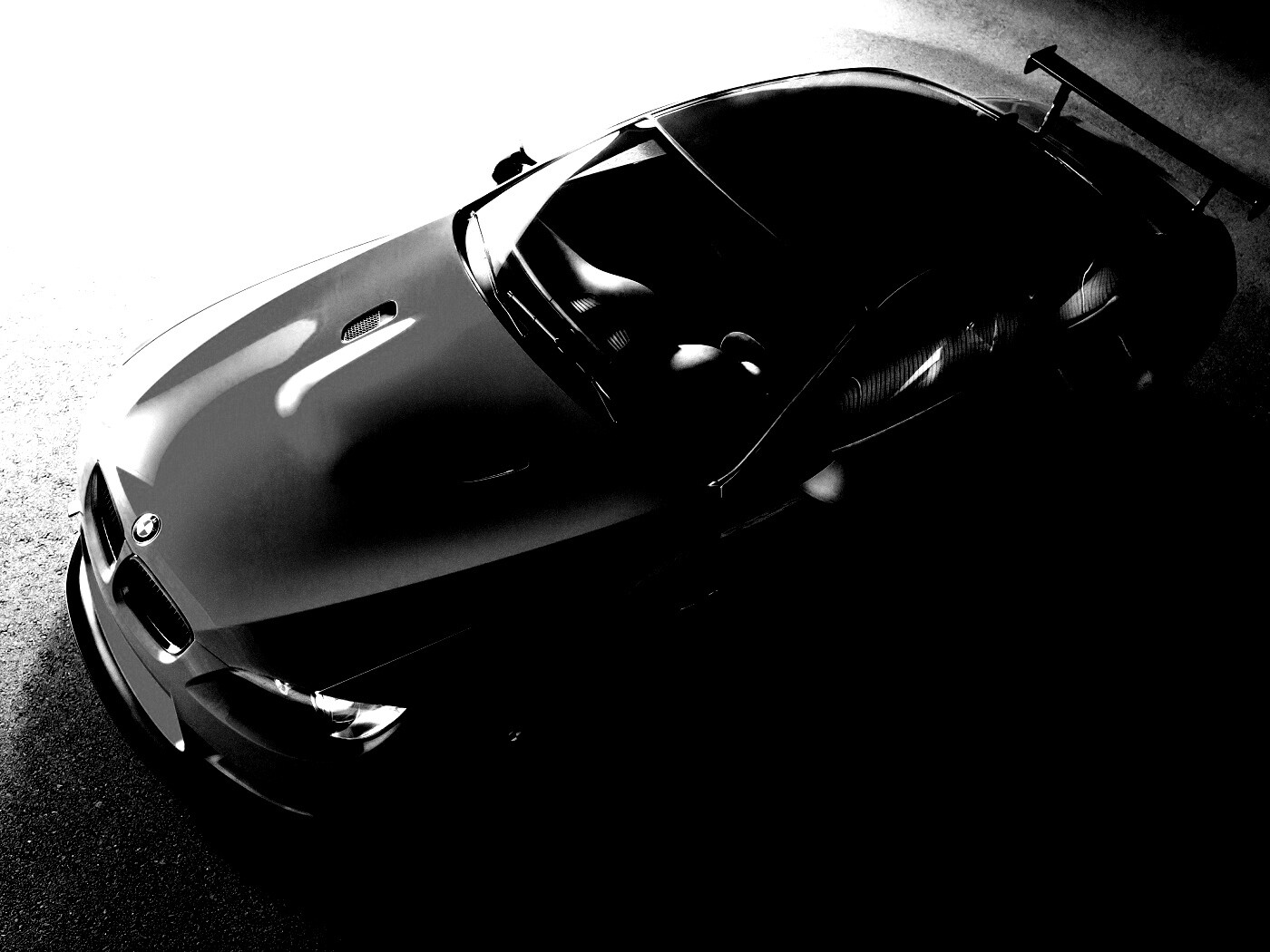 Оранжевый BMW обои