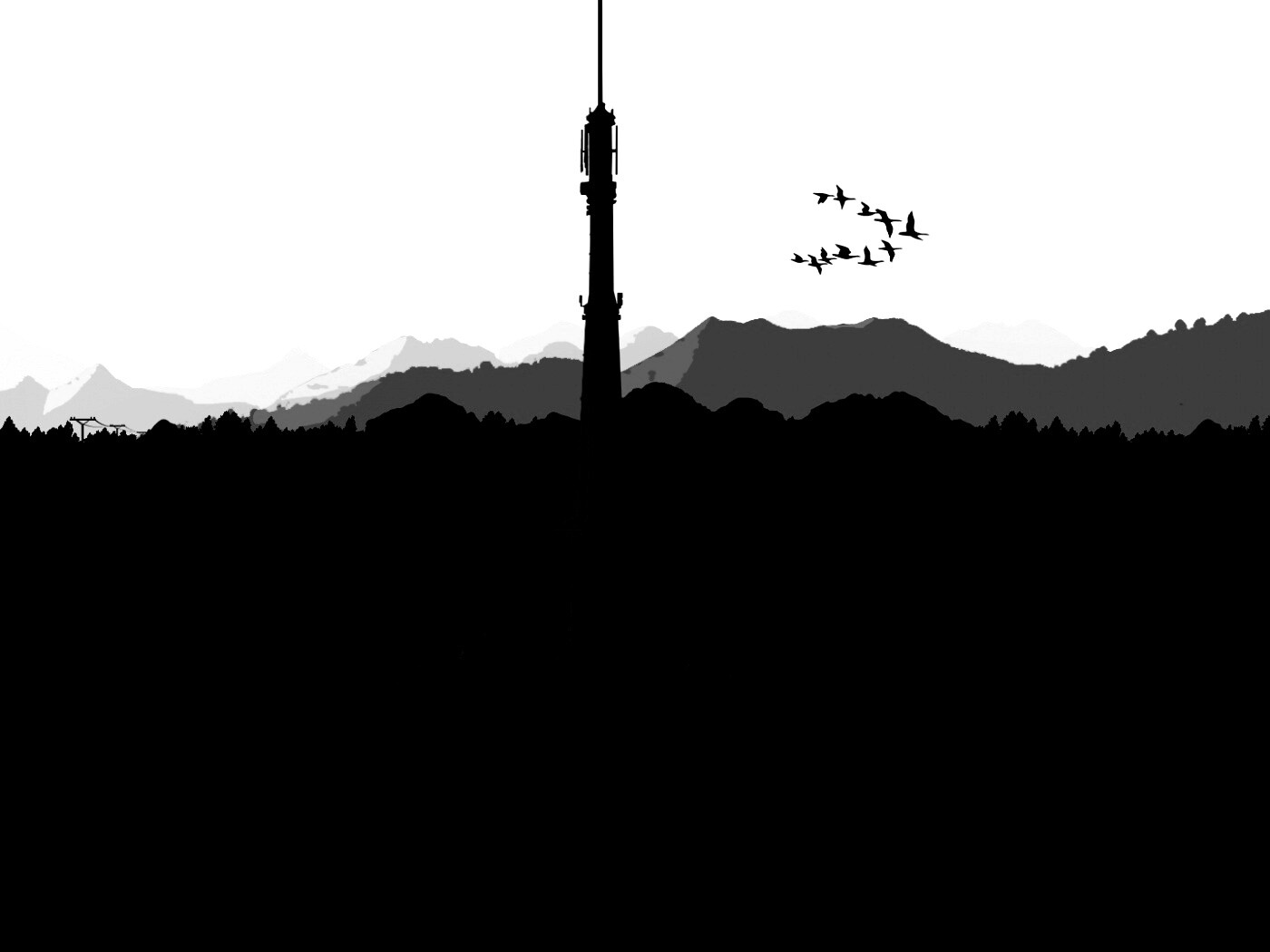 Зеленые горы обои