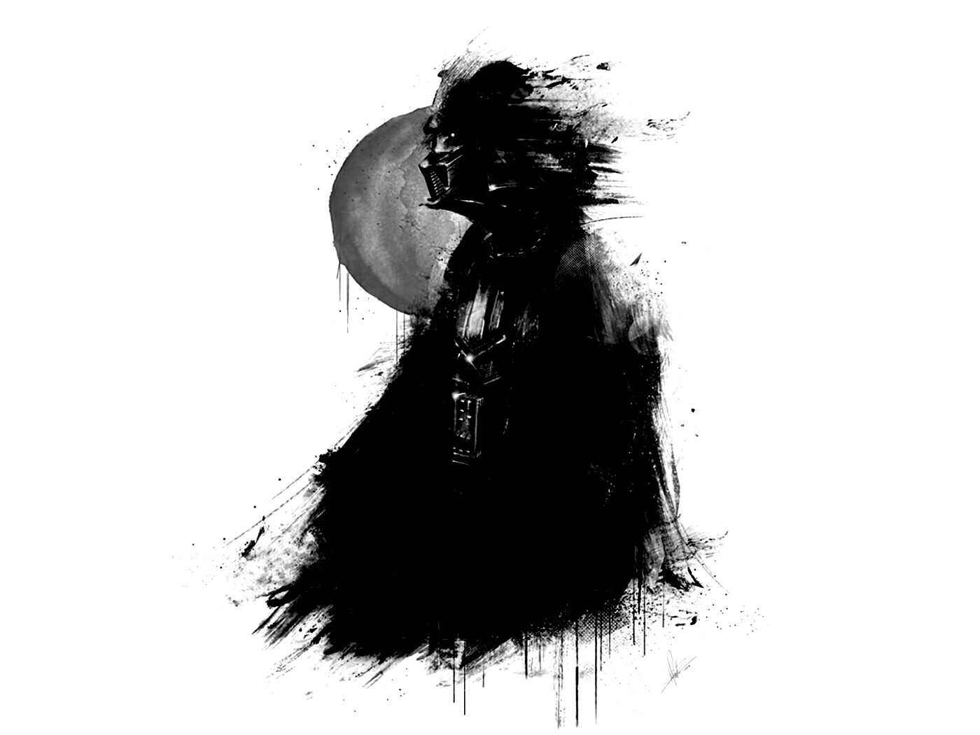 Арт с Дартом Вейдером обои