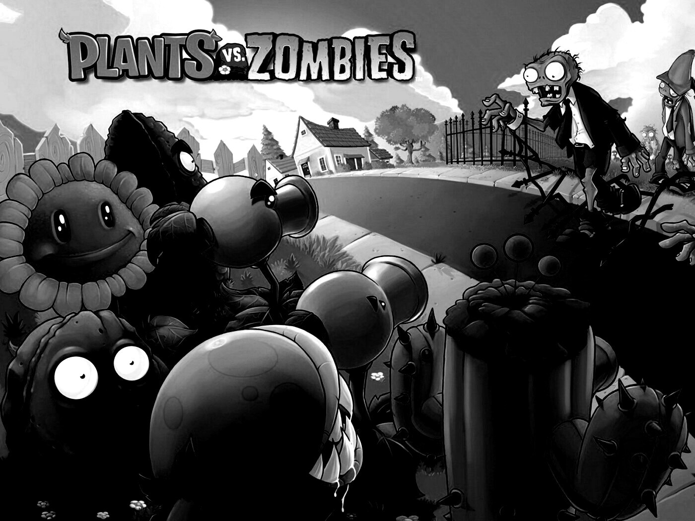 Plants vs zombies обои