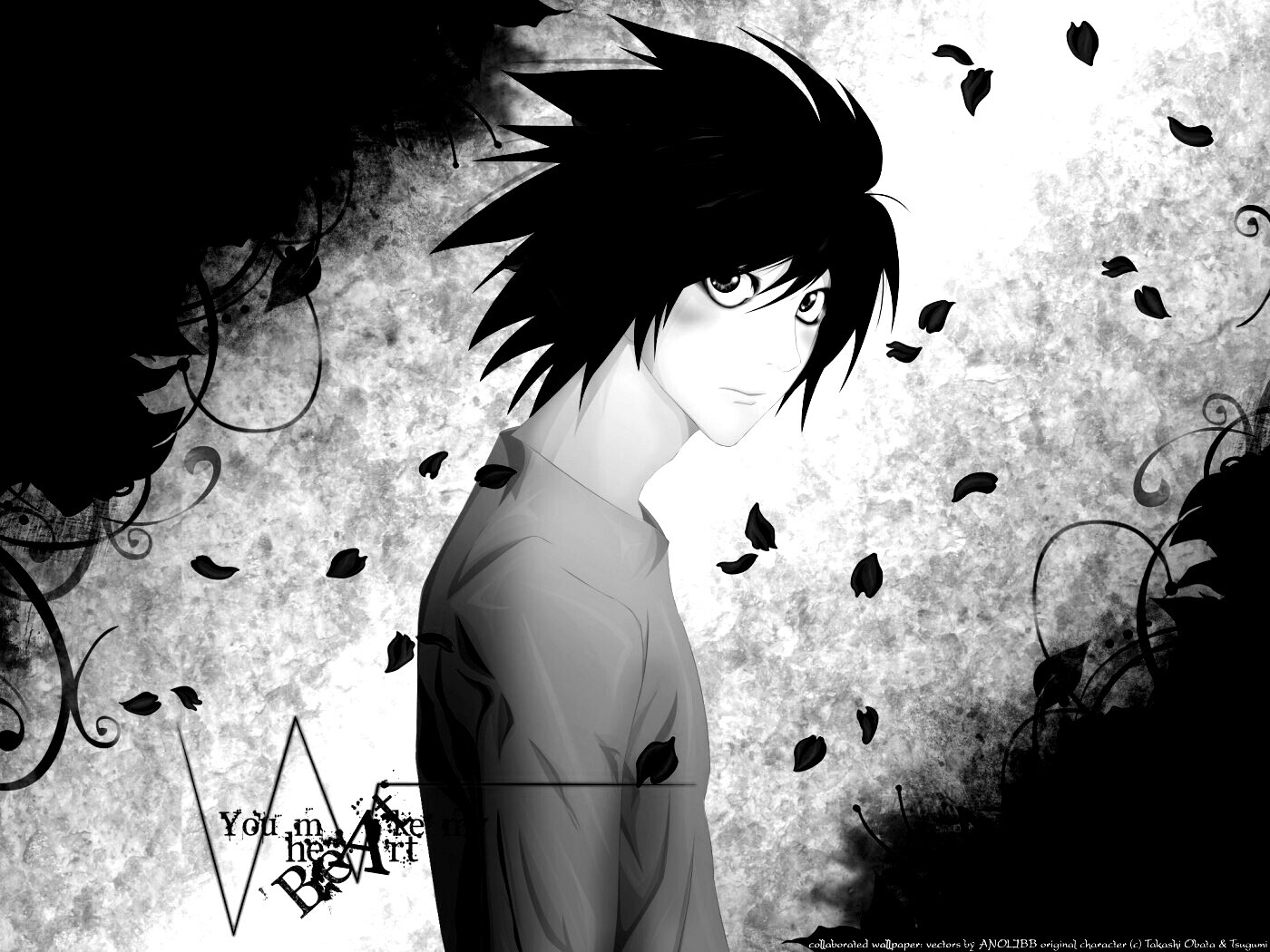 Тетрадь смерти, фанарт обои