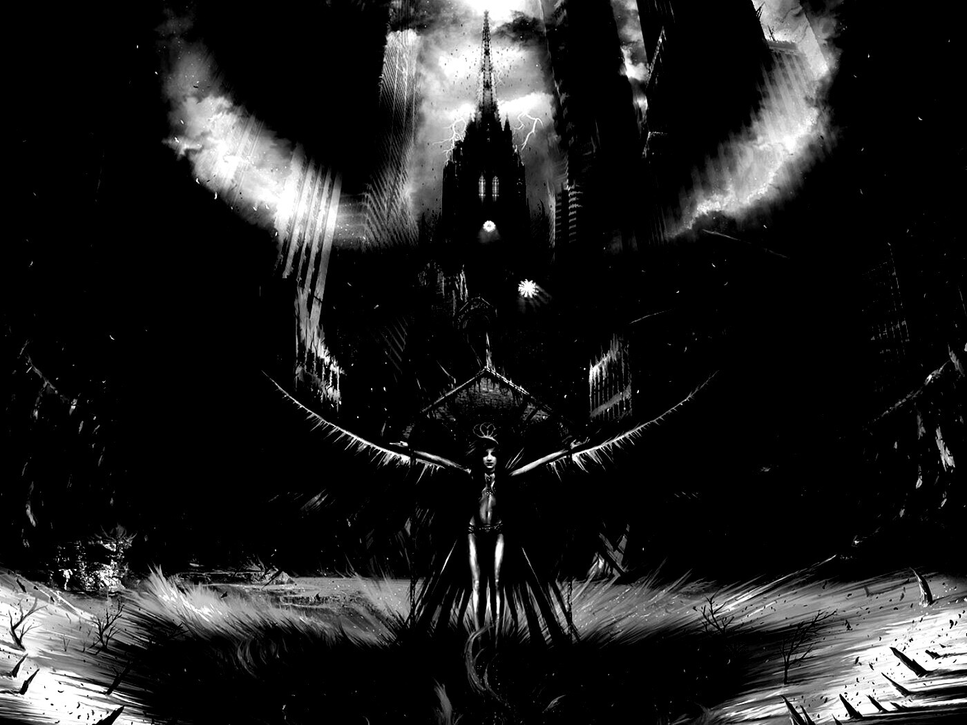 Тёмный ангел обои