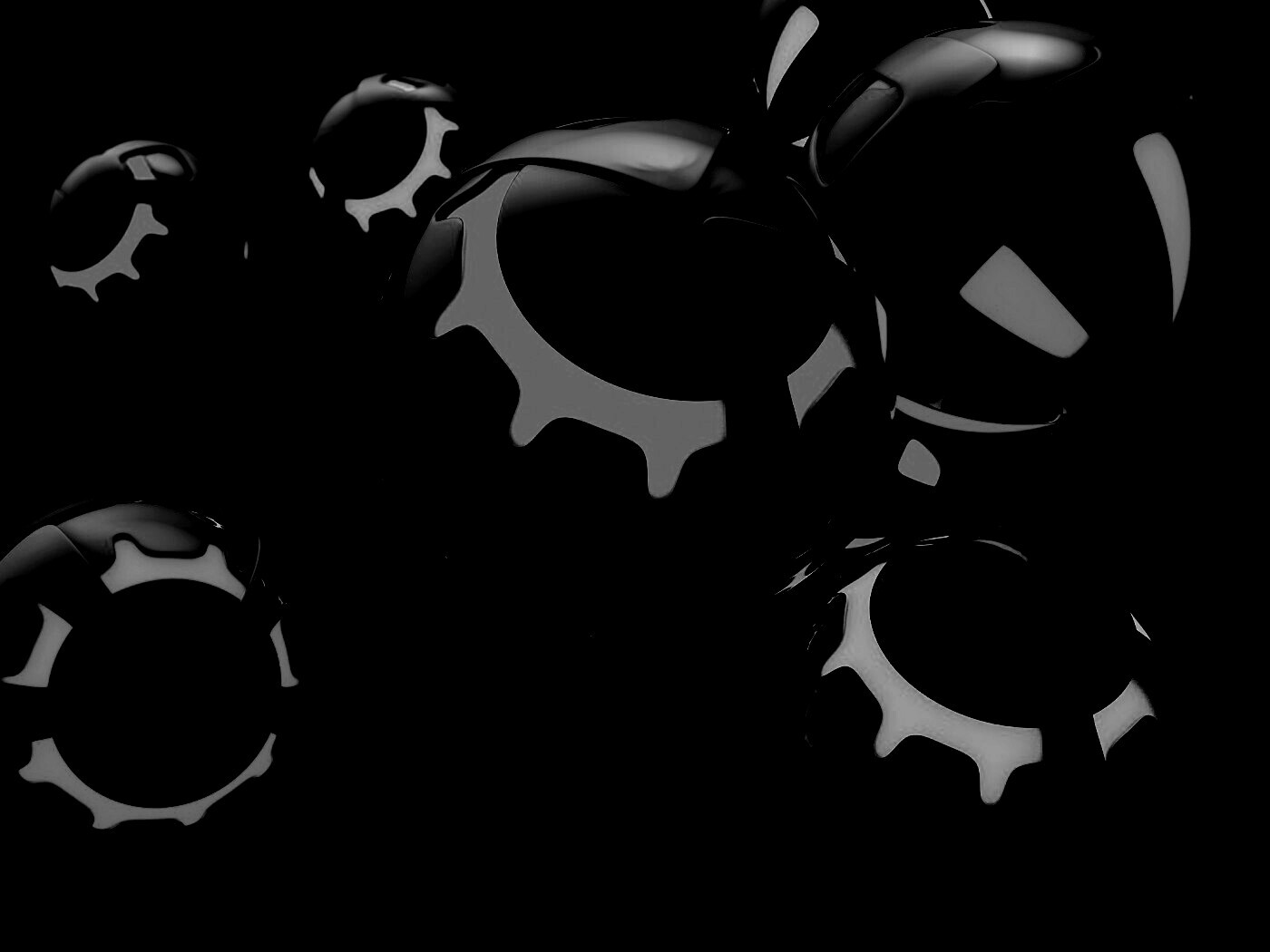 Трёхмерные шары обои