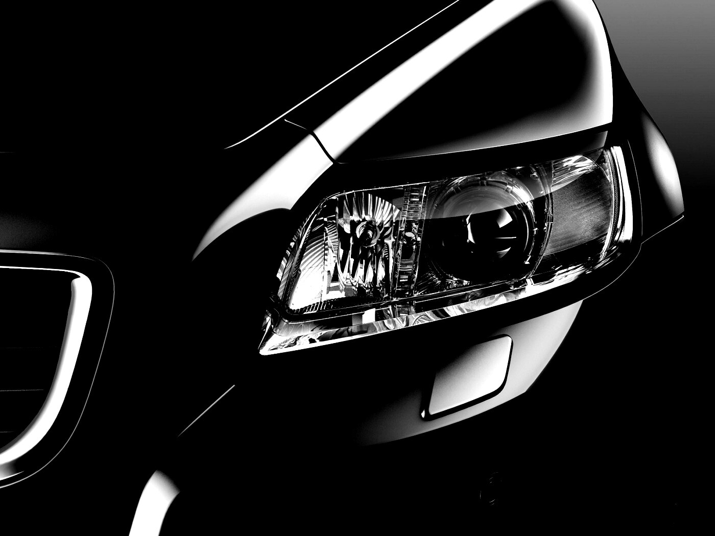 Автомобильная фара обои