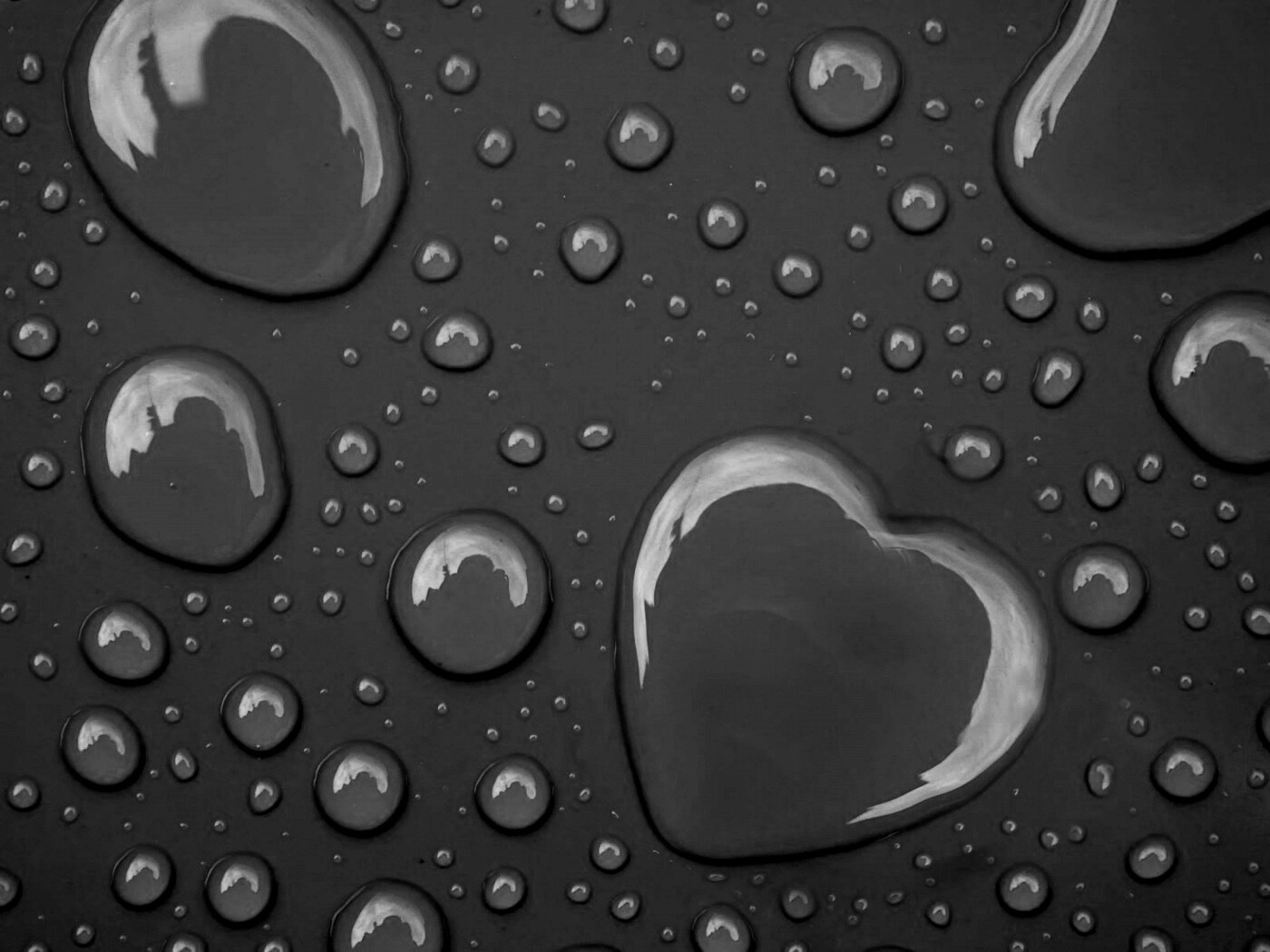 Капли на красном фоне обои