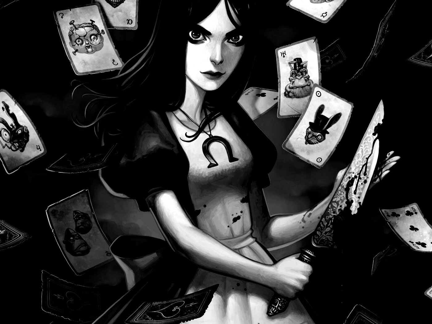 Алиса в стране чудес обои