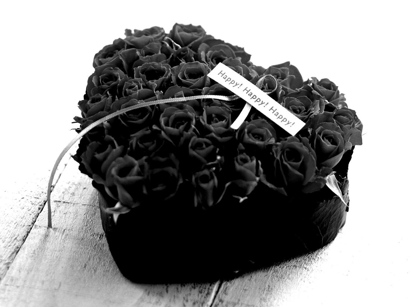 Букет в форме сердца обои