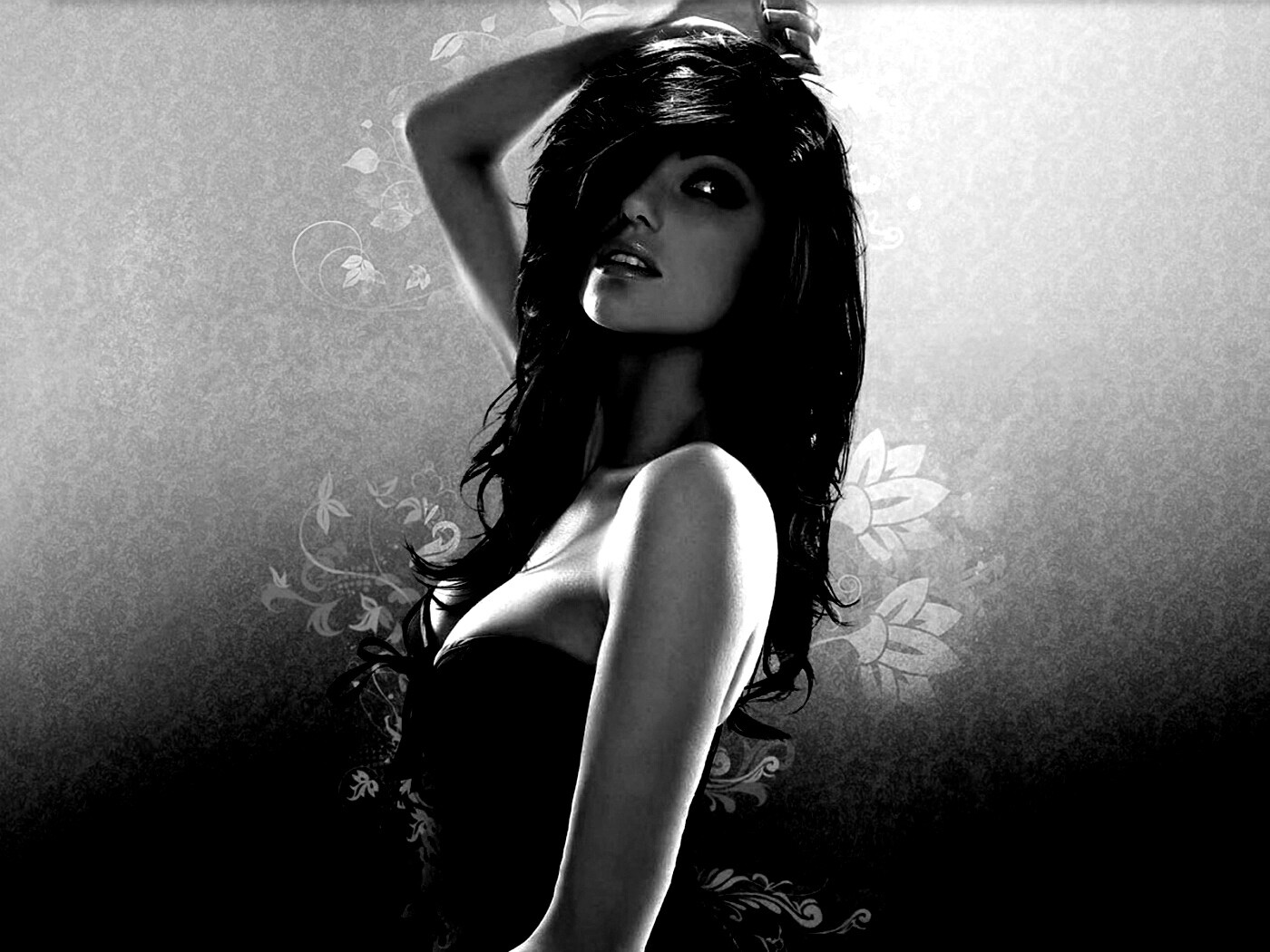 Загадочная девушка обои