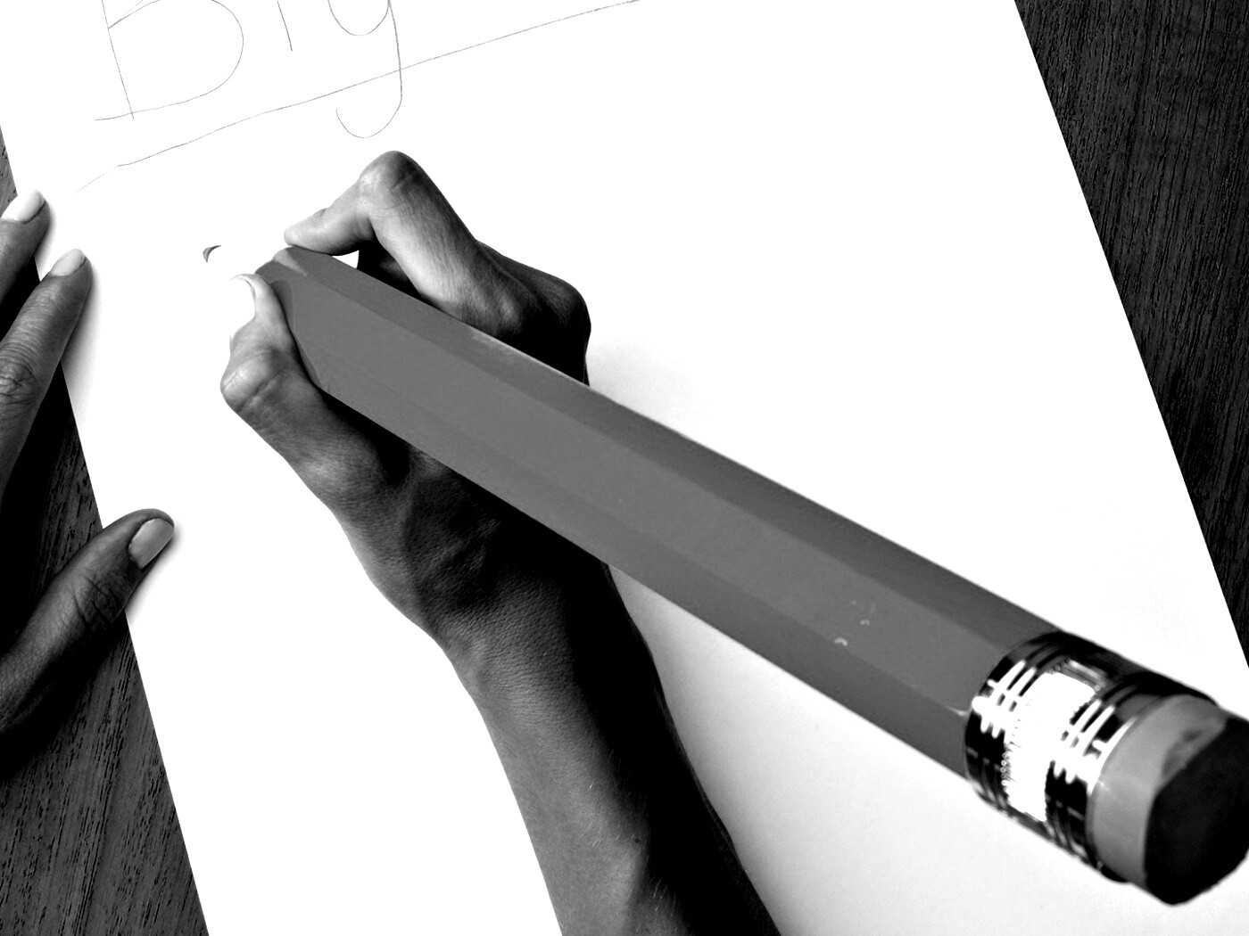 Бльшой карандаш, большие мысли обои