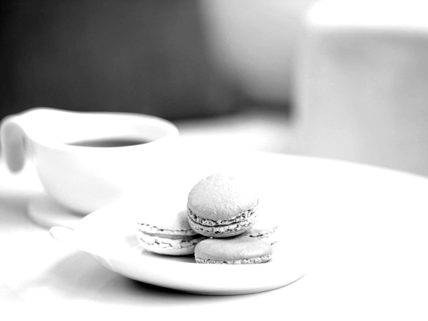 Кофе с пирожным обои