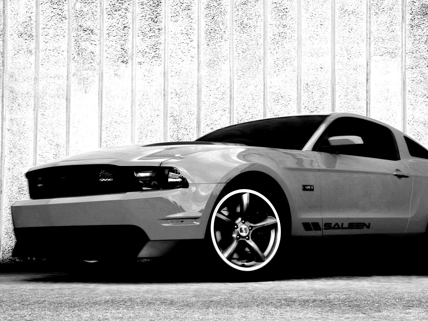 Красный Мустанг GT обои