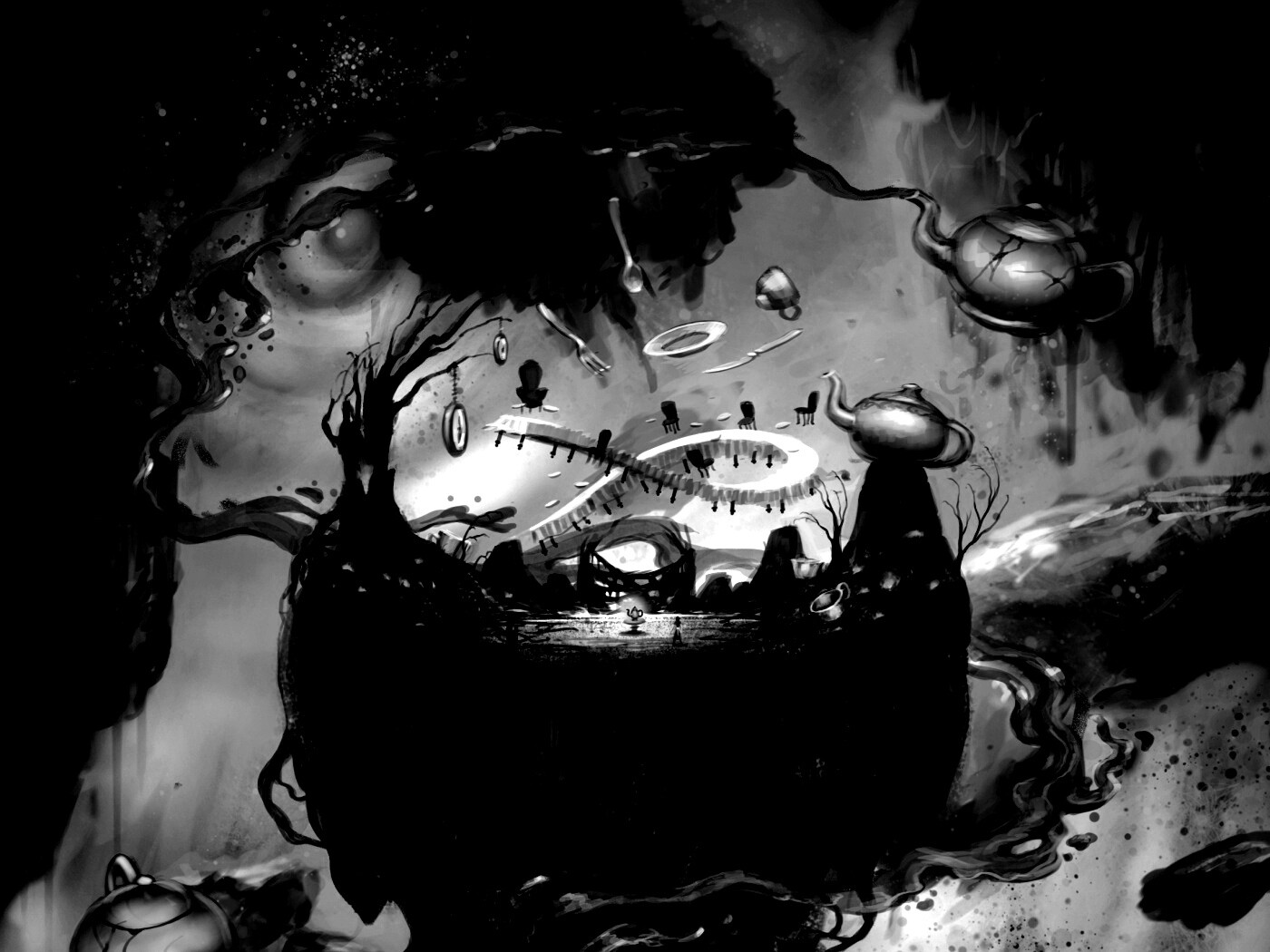 Алиса в стране чудес обои