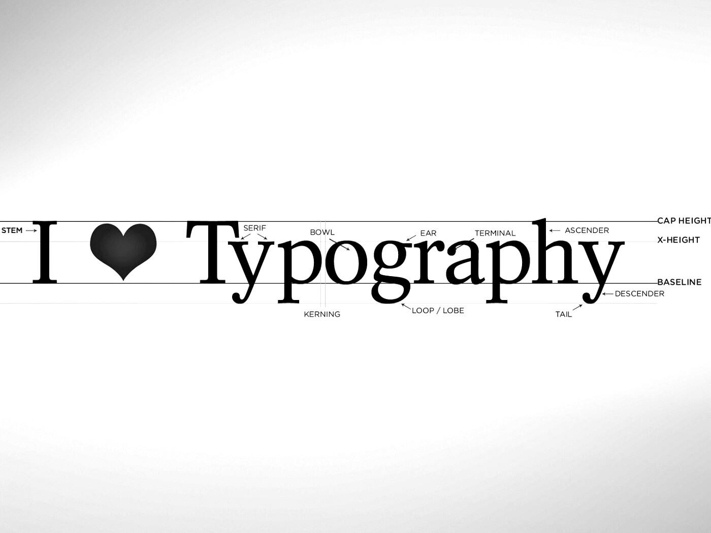 I love typography обои