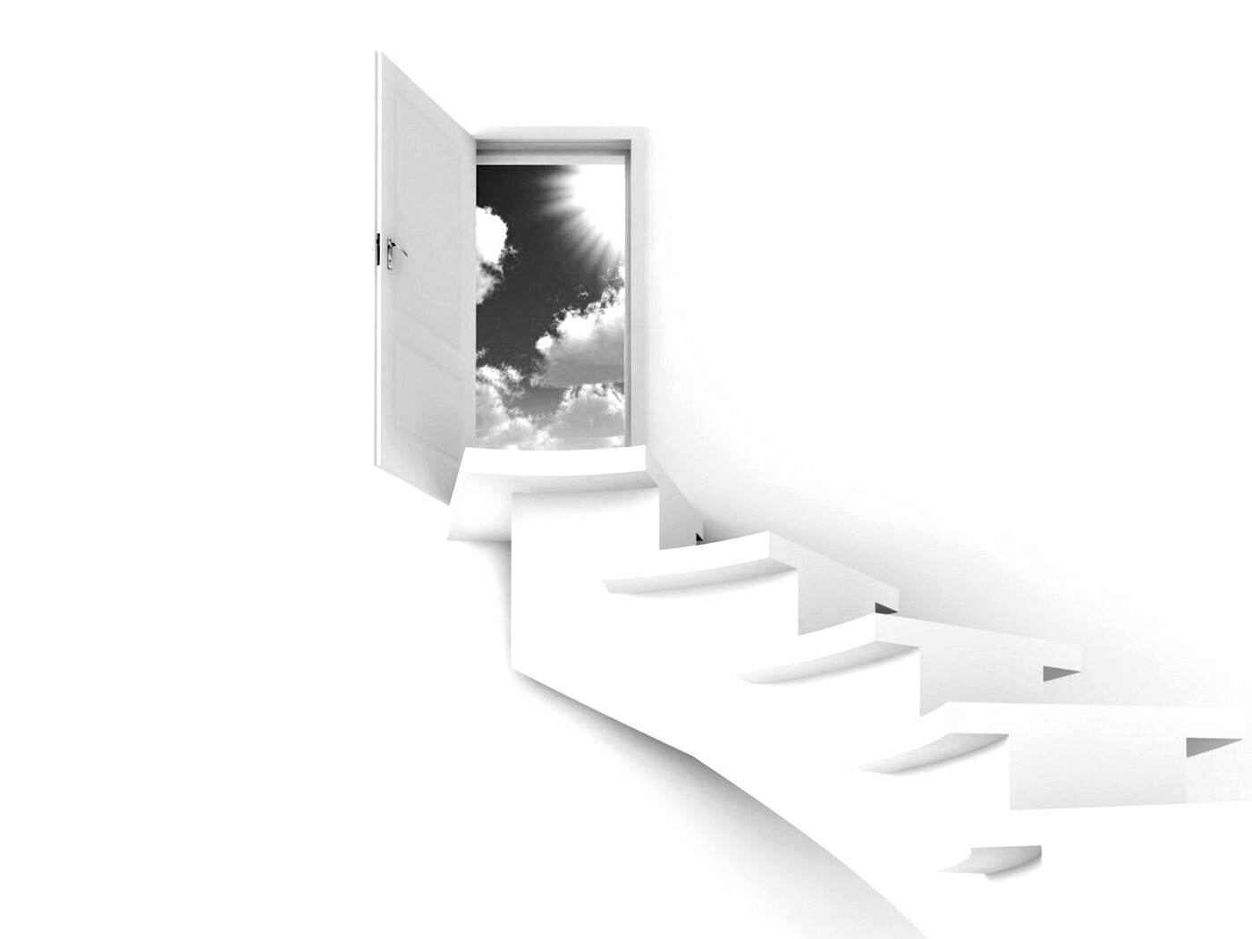 Лестница в небо обои