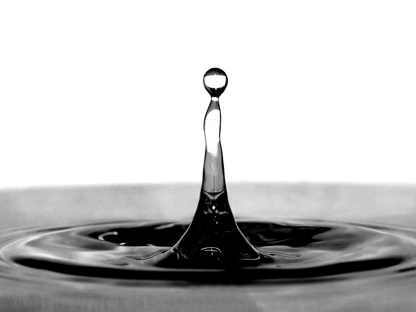 Падение капли обои