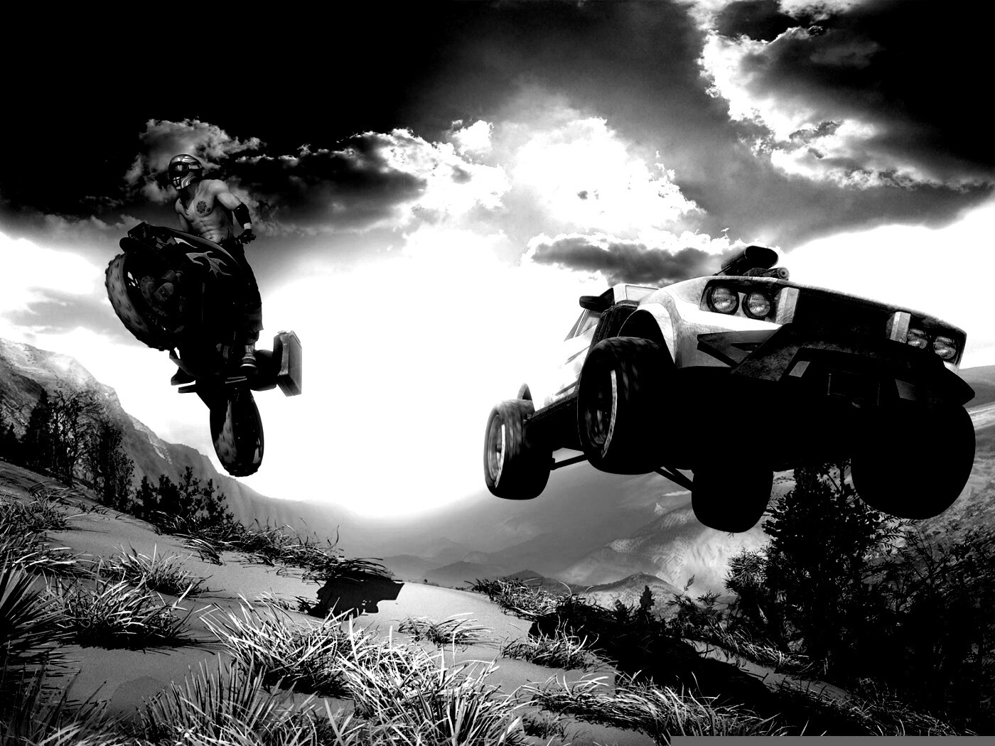 Гонки по пересеченной местности обои