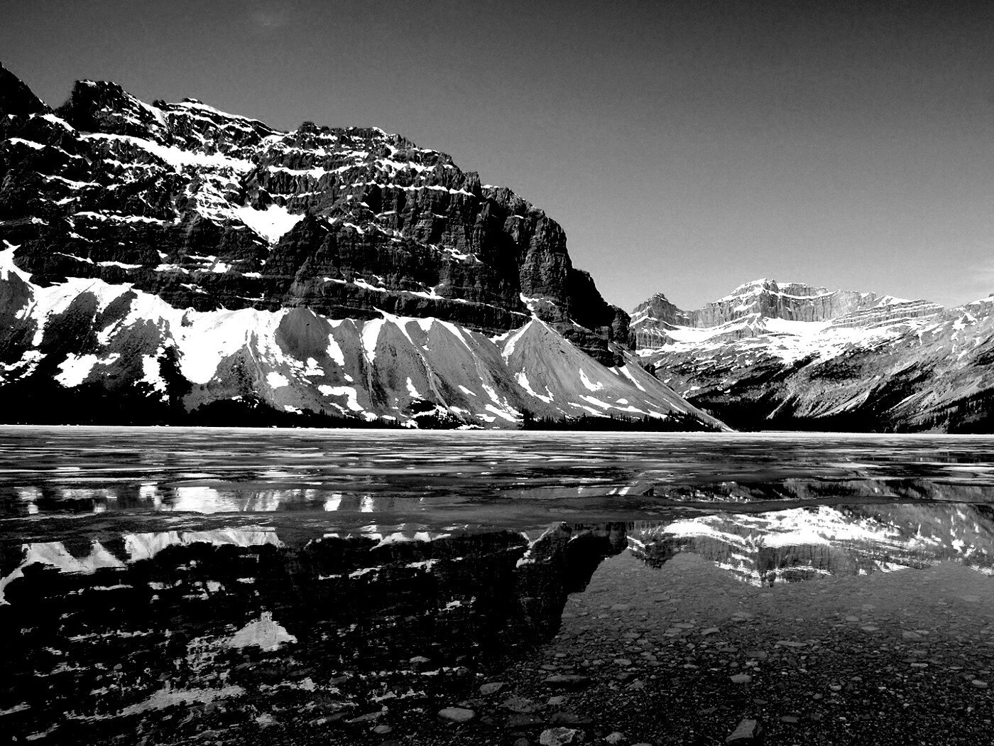 Снежные горы обои