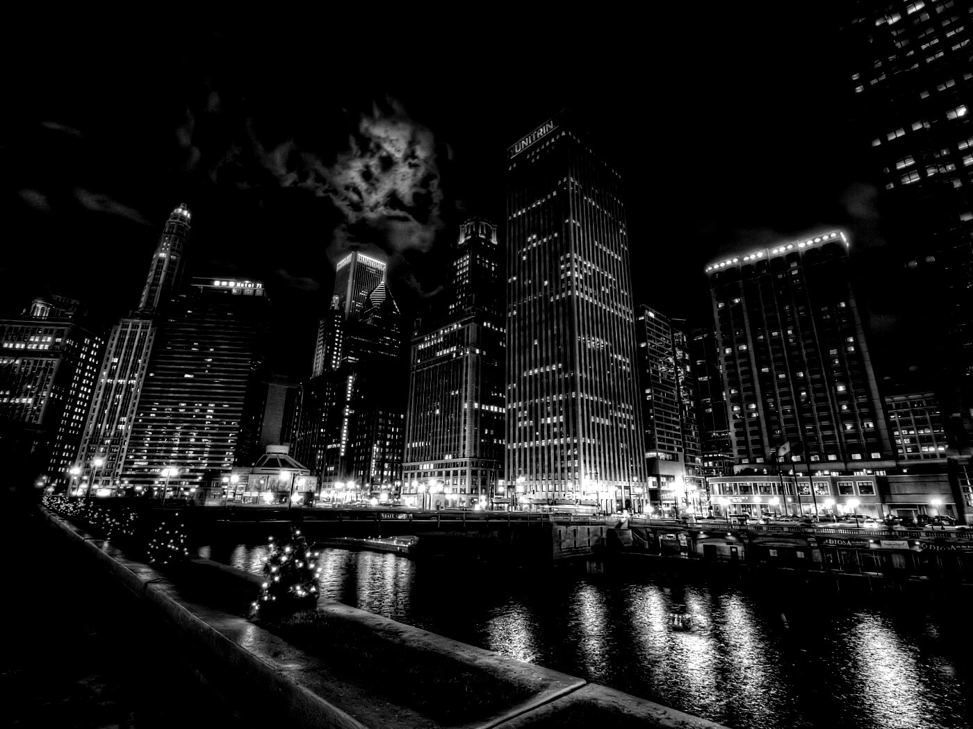 Потрясающий городской вид обои