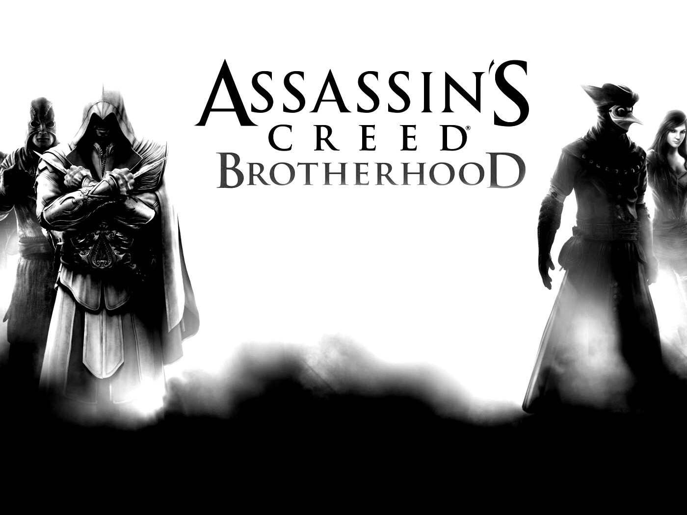 Персонажи игры Assasin"s Creed Brotherhood обои