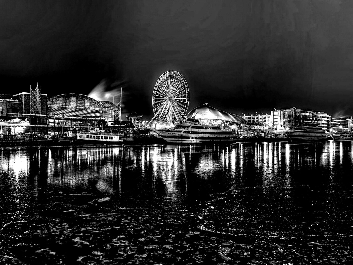 Причал для яхт обои