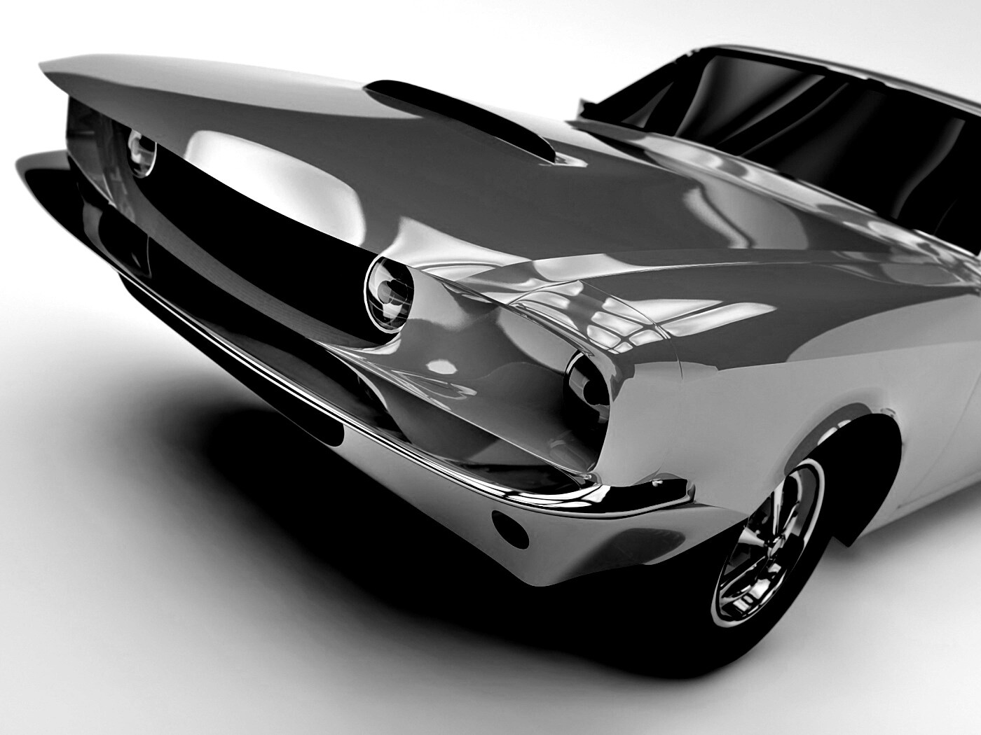 Красный ретро автомобиль обои