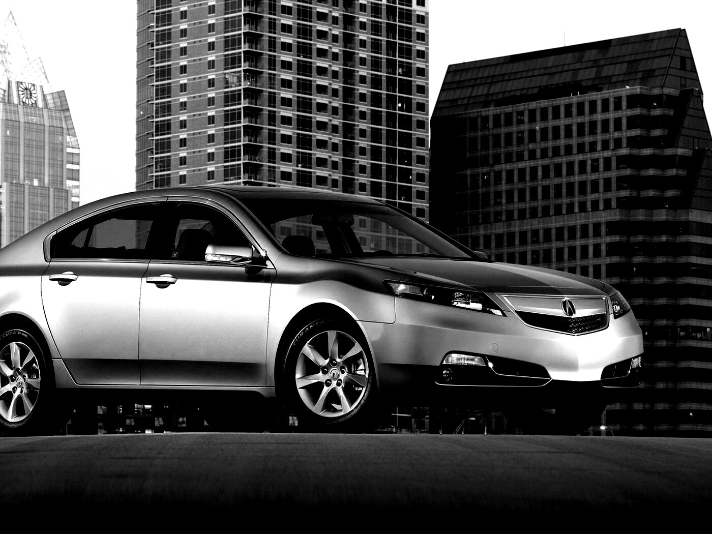Acura  в городе обои
