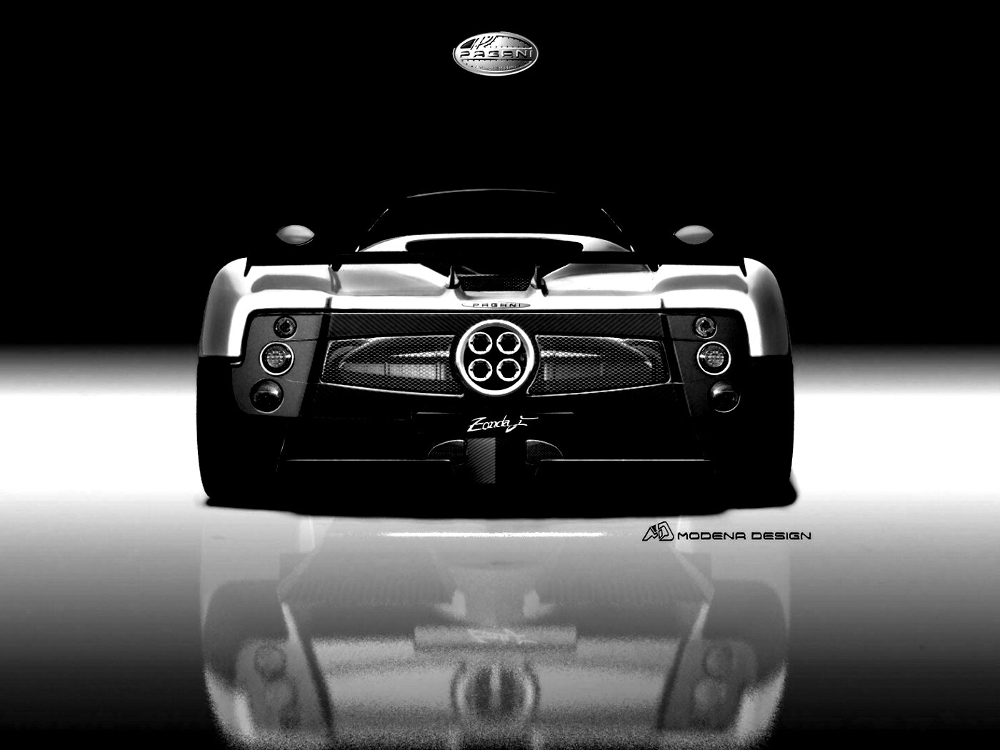 Pagani Zonda рендер обои