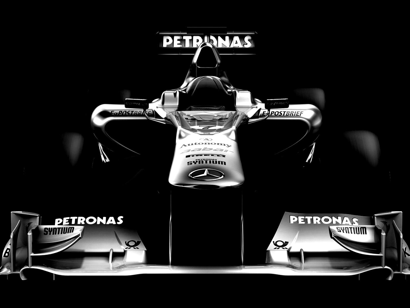 Болид Мерседес обои