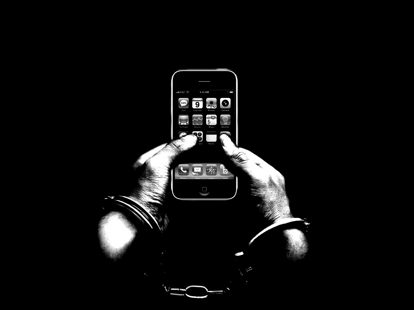 Ты раб своего iPhone обои