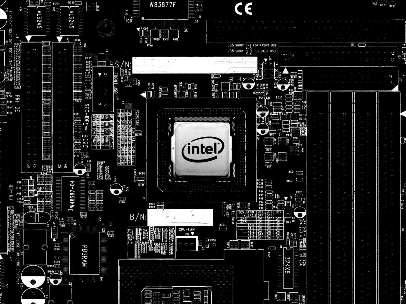 Процессор от Intel обои