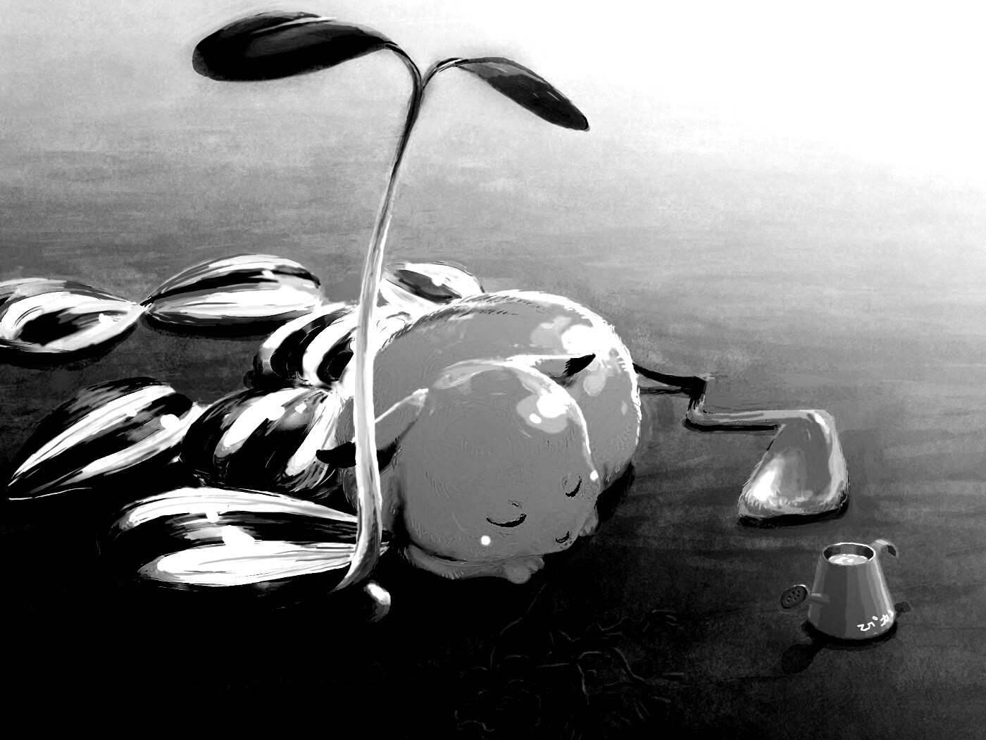 Пикачу отдыхает обои