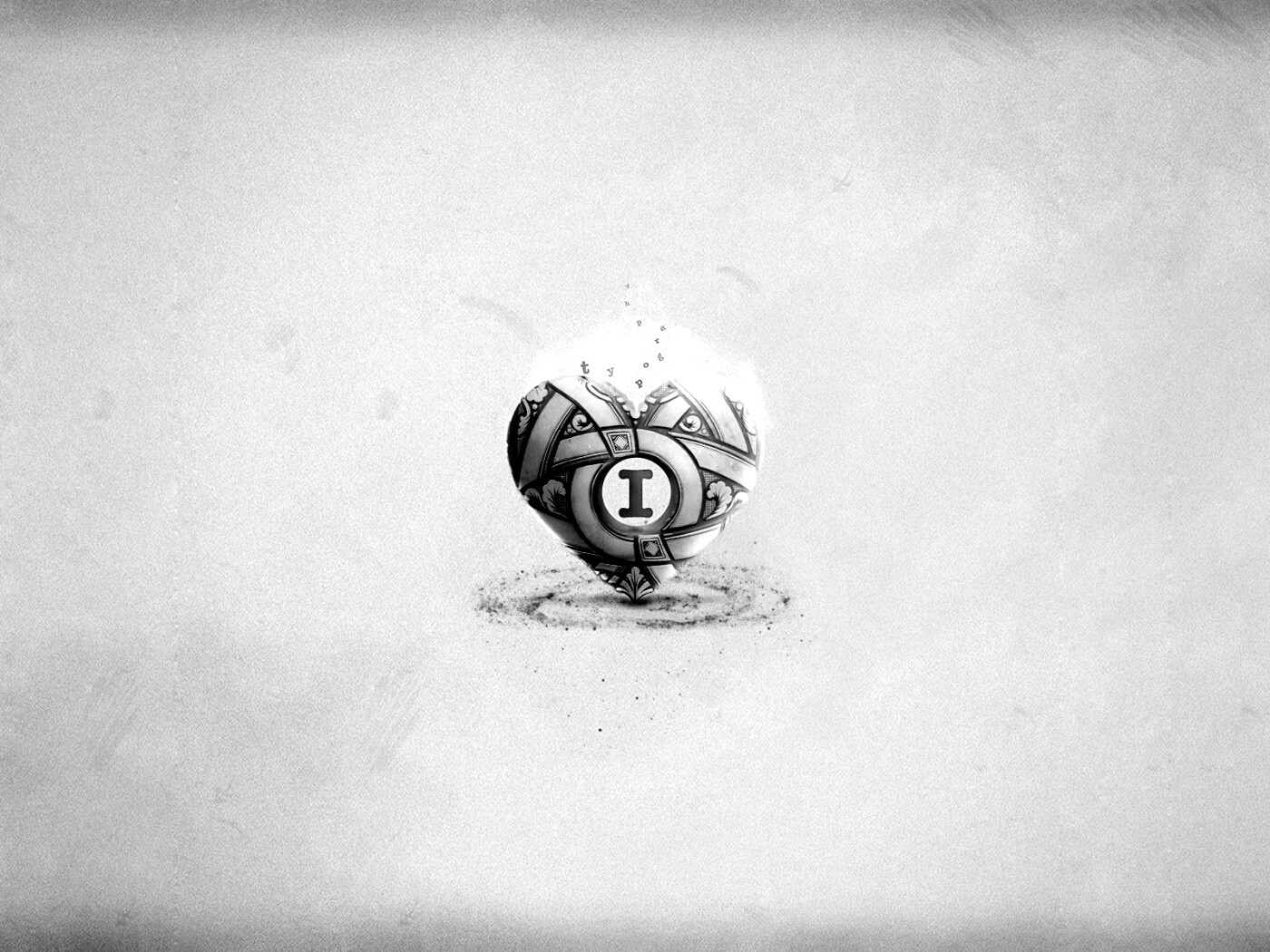 Креативное минималистичное сердце обои