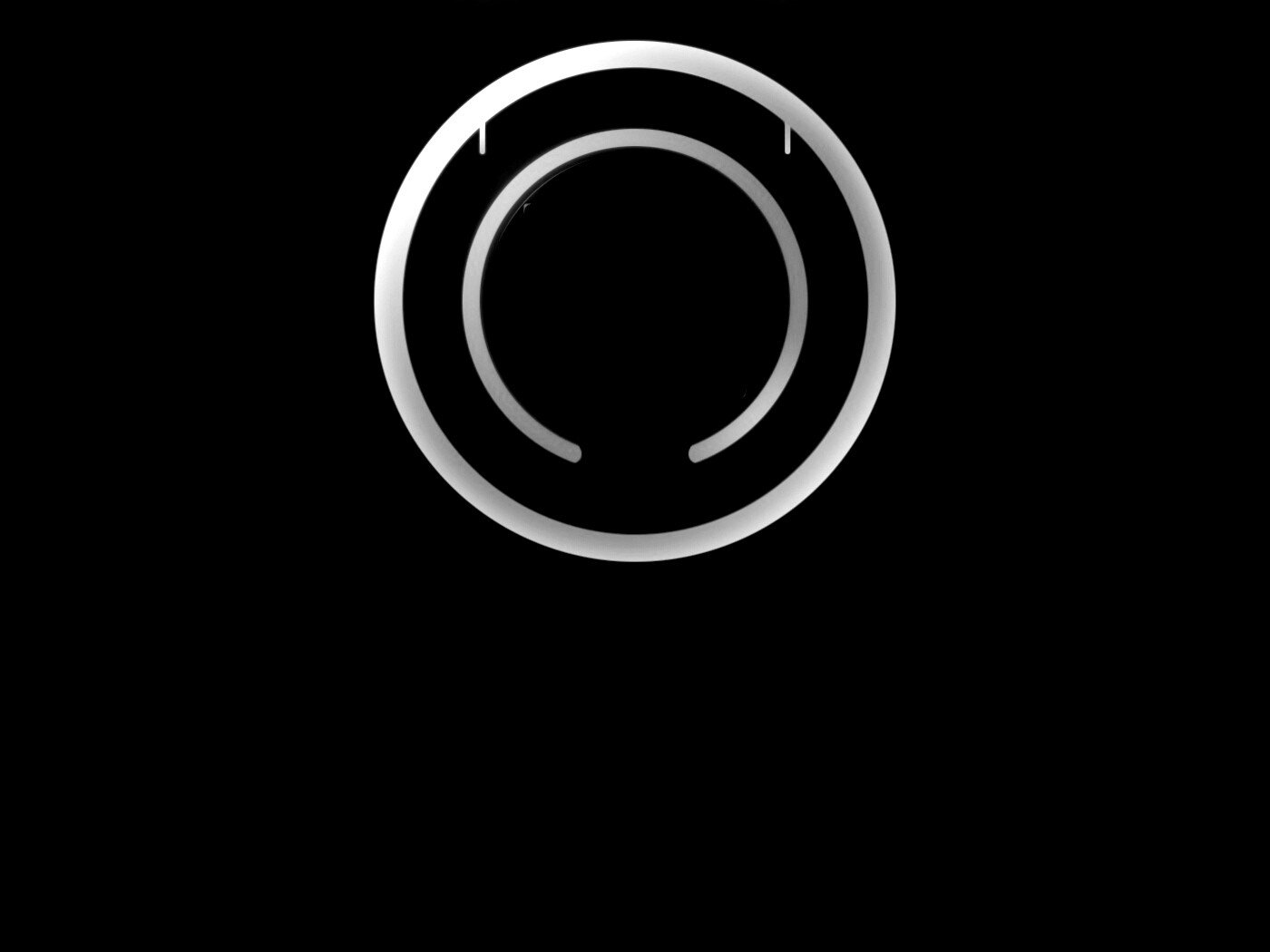 Диск из Tron на черном фоне обои