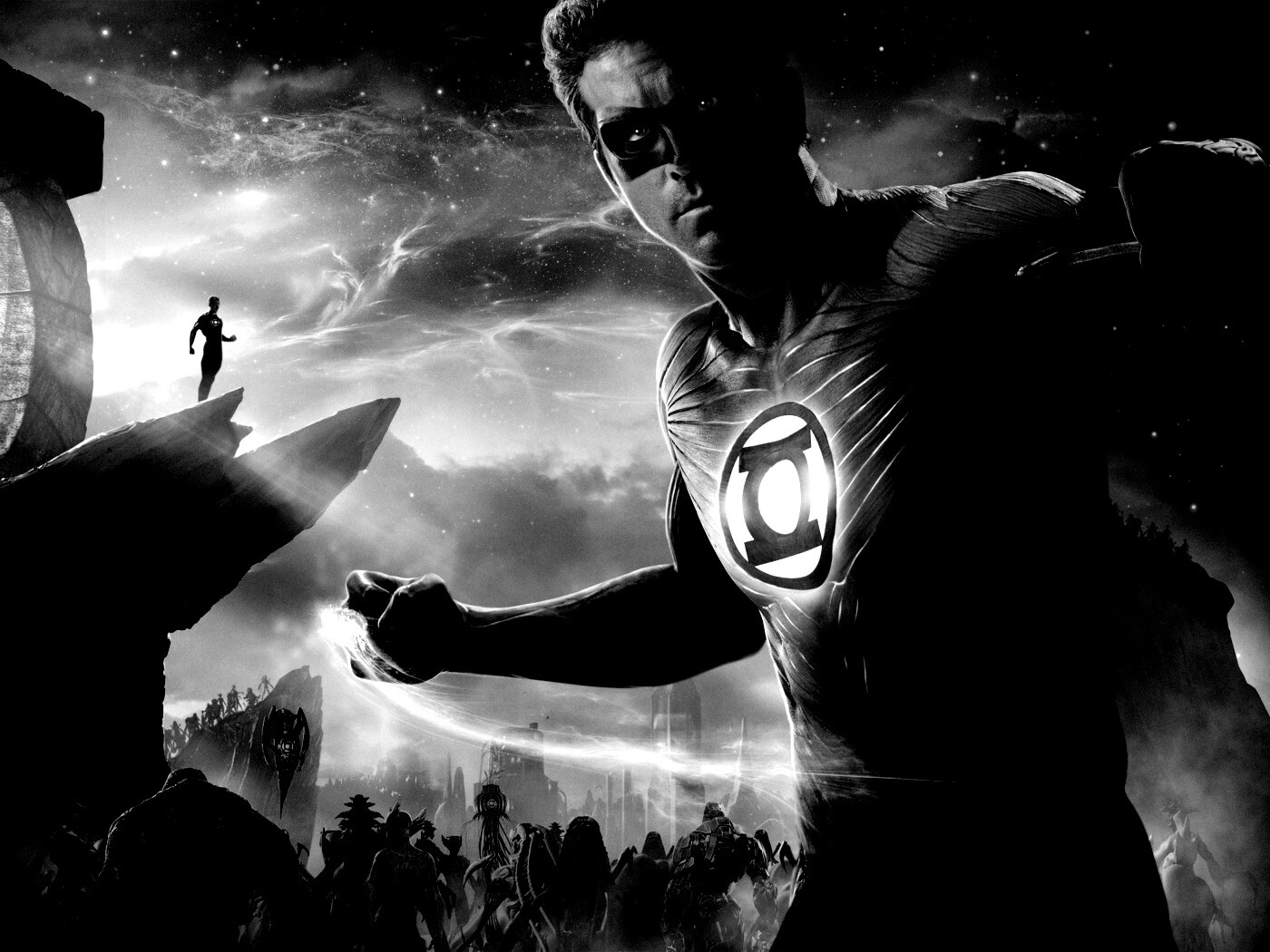 Зелёный фонарь обои