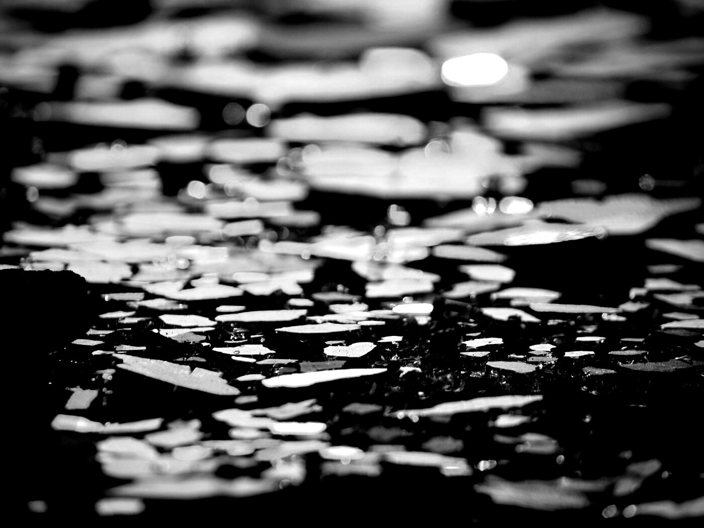 Битое стекло в лучах солнца обои