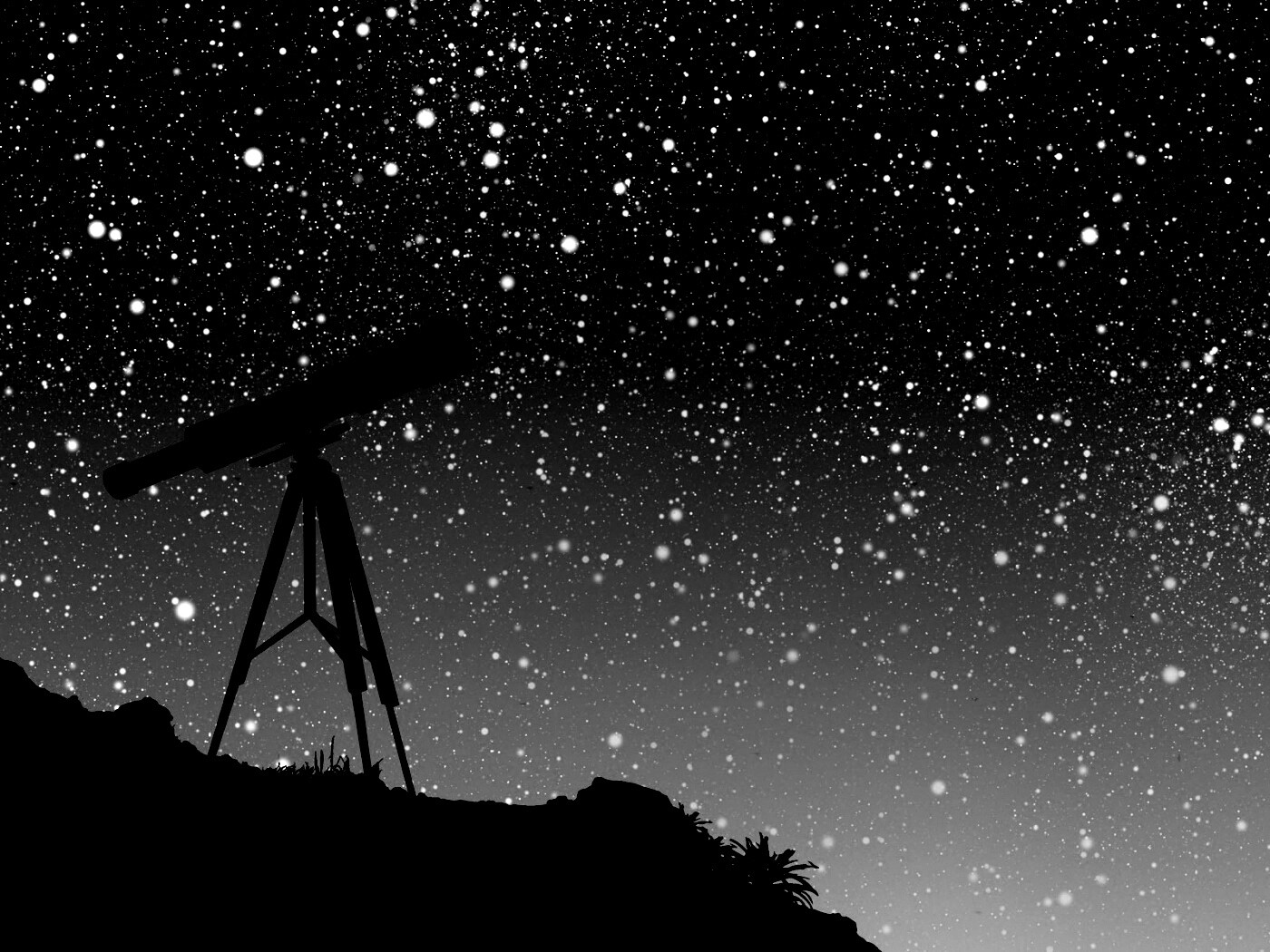 Посмотри в звёздное небо обои