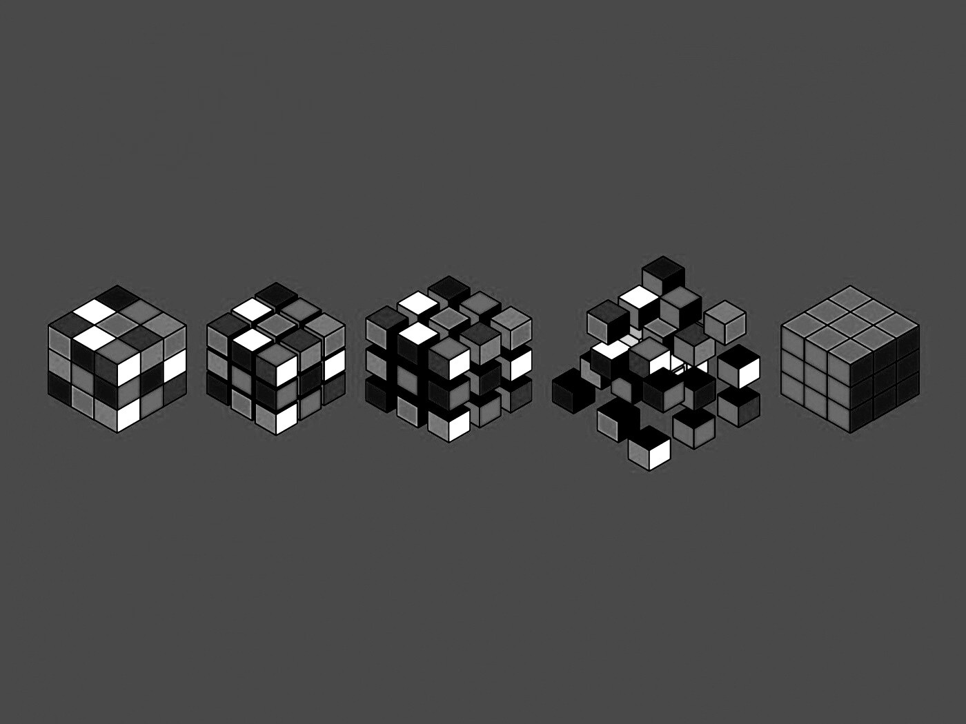 Как собрать кубик Рубика? обои