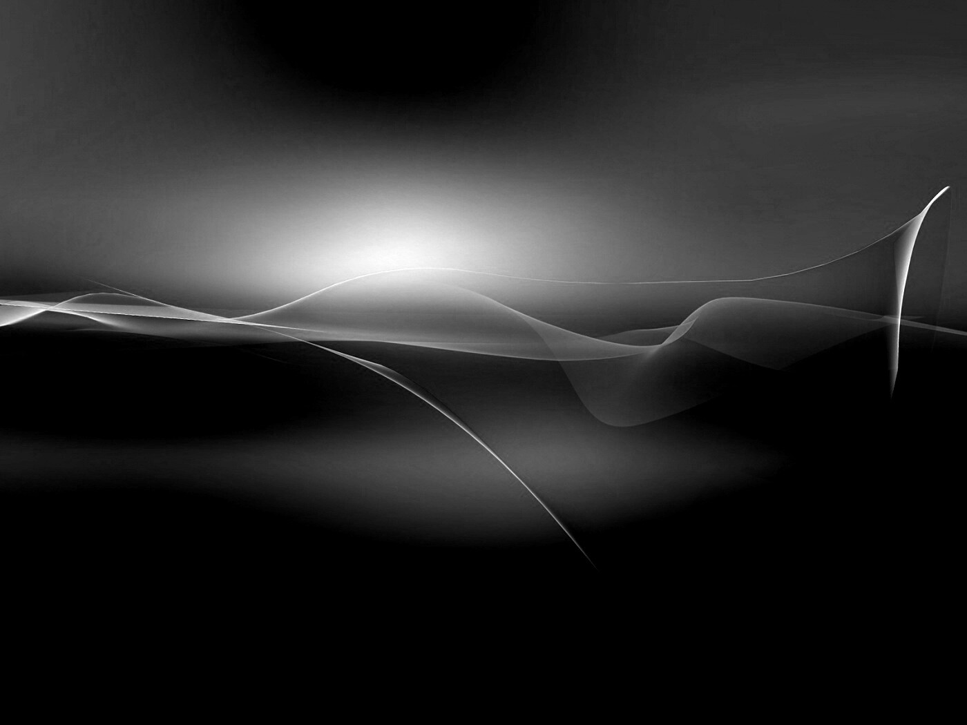 Абстрактные минималистичные волны обои