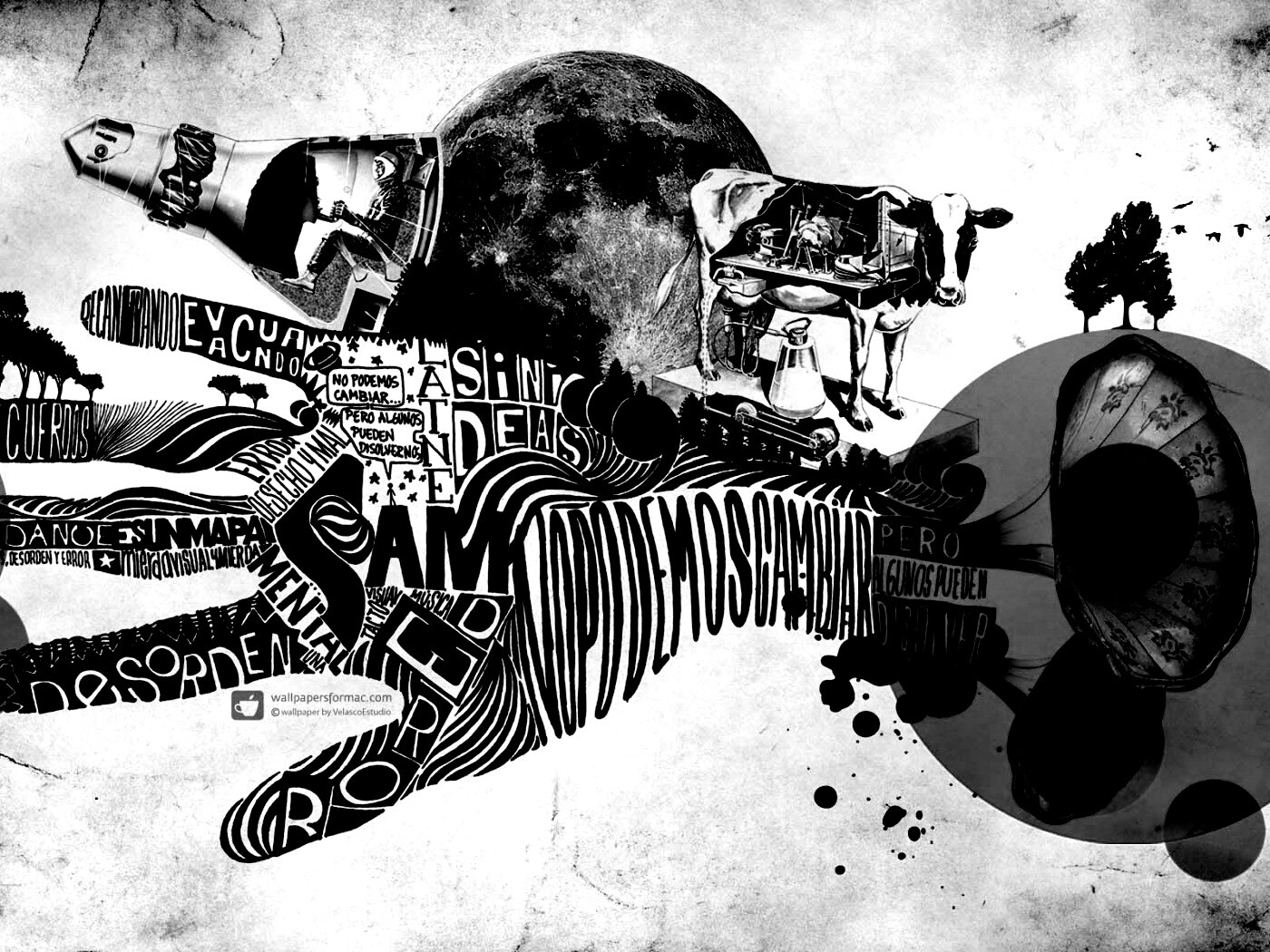 Абстрактные обои для Apple обои