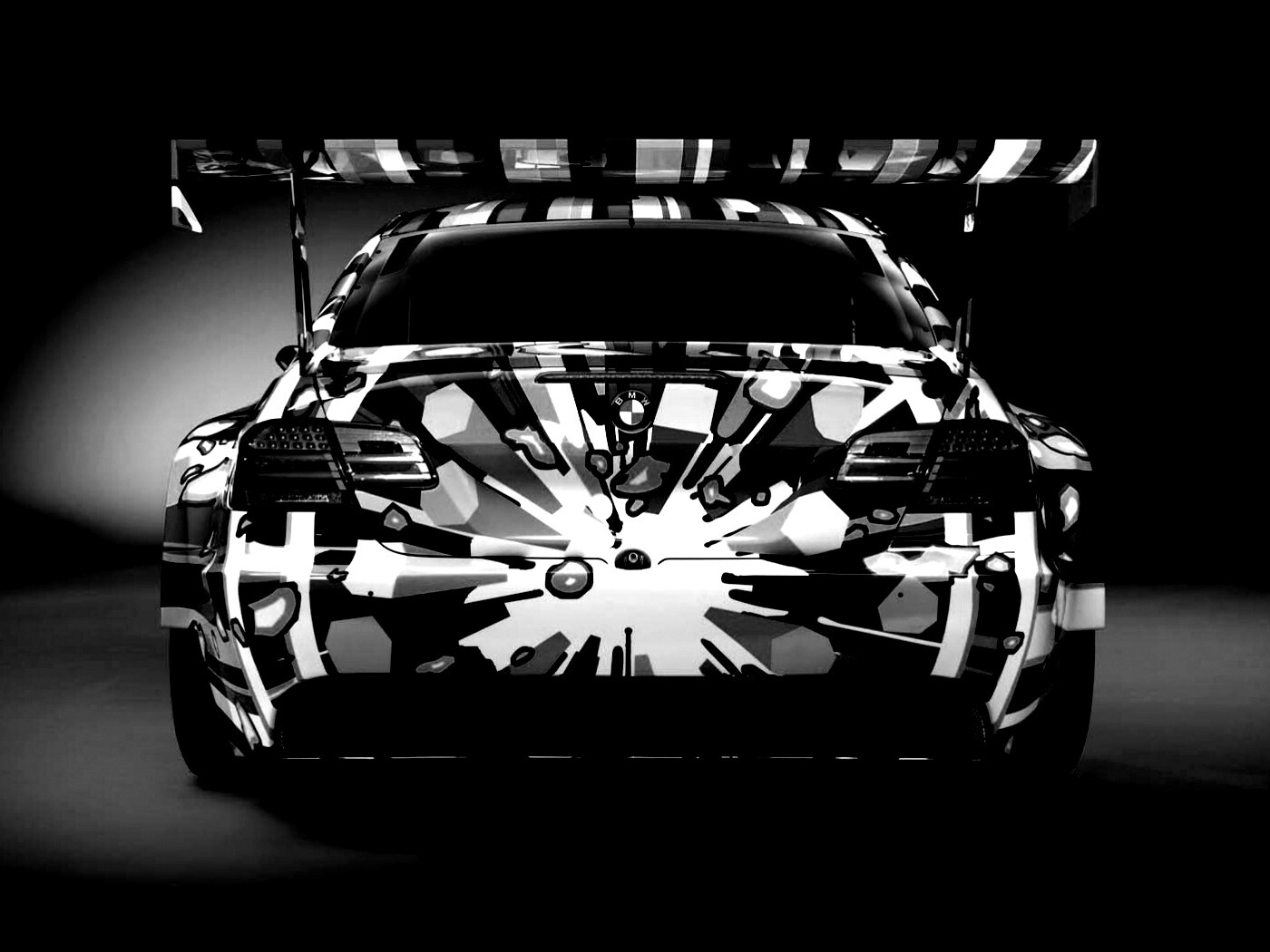 BMW  в сумасшедшем окрасе обои