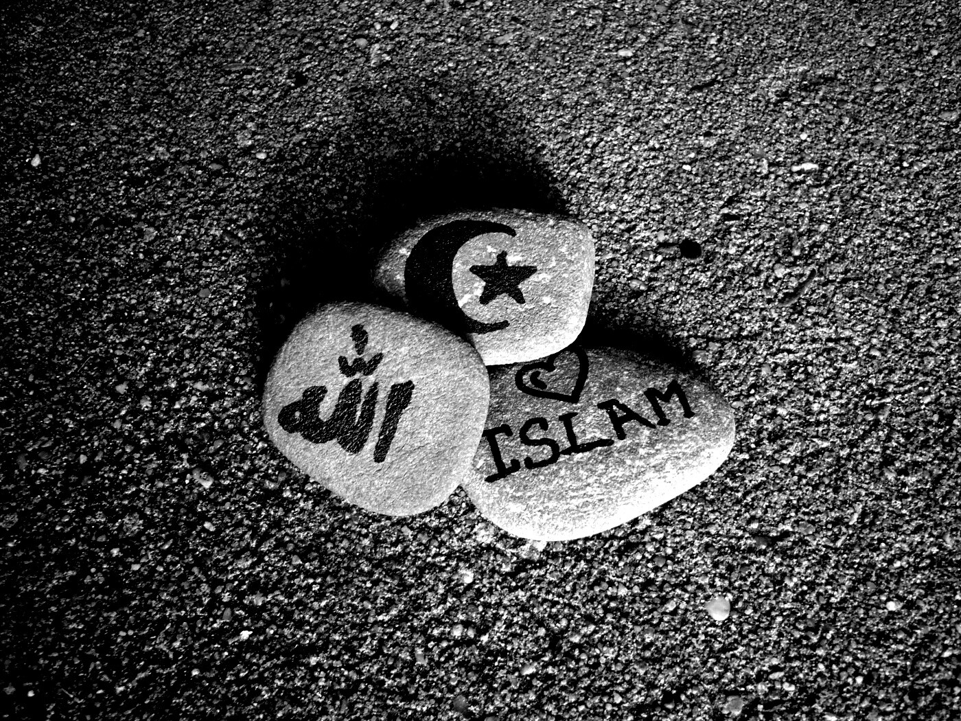 Религия на камнях обои