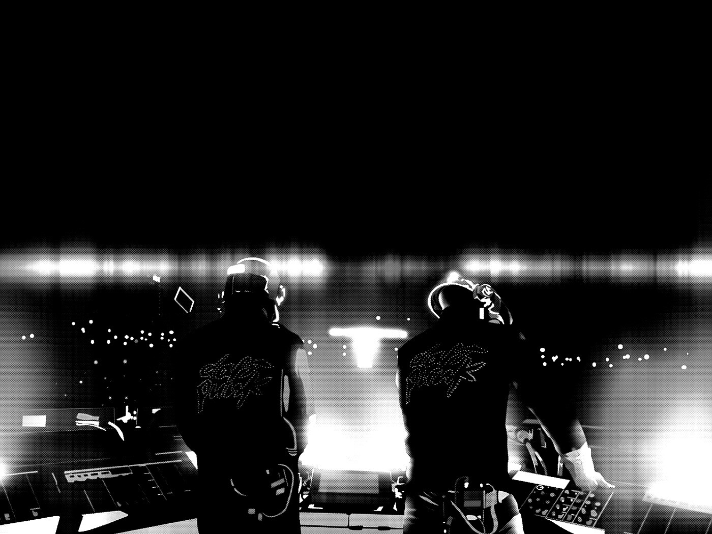 Концерт Daft Punk обои