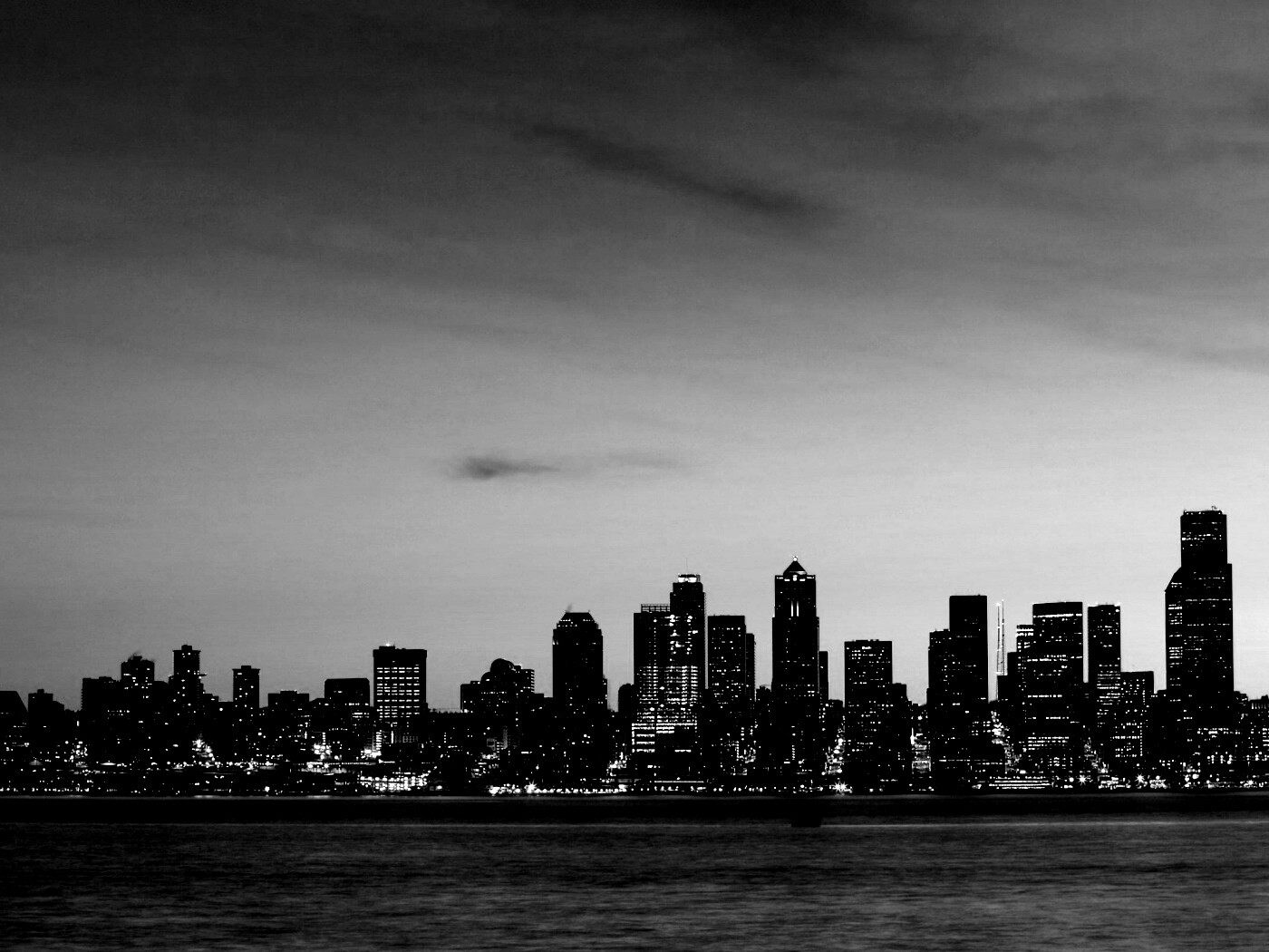 Пейзаж Сиэтла обои