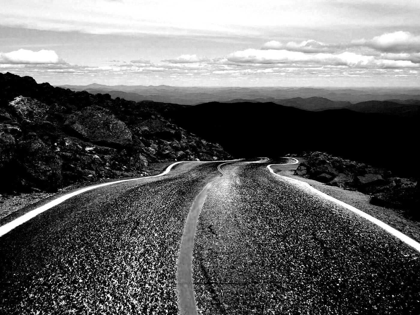 Горная дорога обои