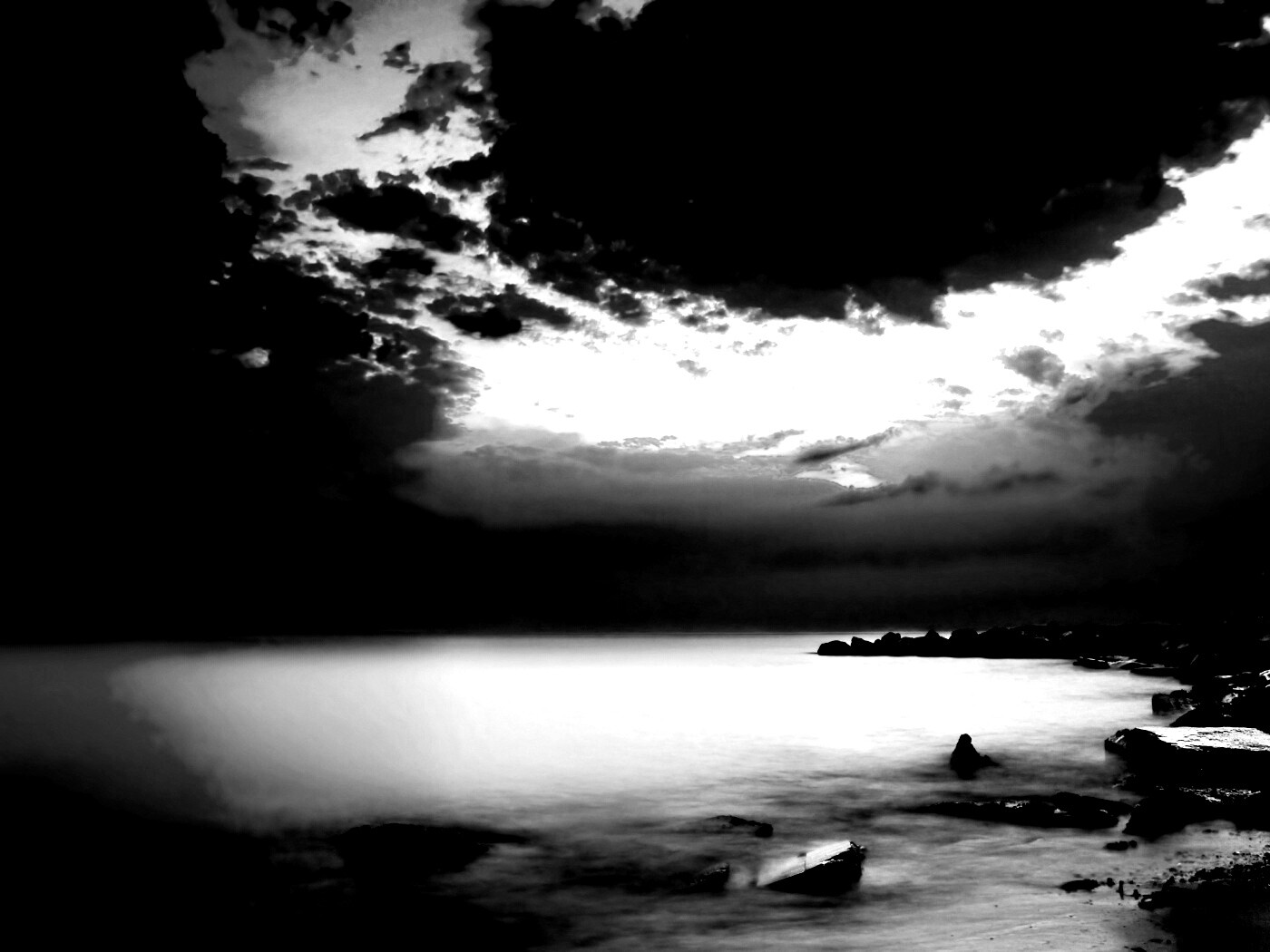 Загадочный свет обои